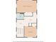 Second floor plan featuring the primary bedroom, an additional bedroom and a bathroom at 3943 Chambers St, Lake Wales, FL 33898