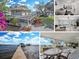 Real estate collage showcasing the home's exterior, interior, and waterfront views at 3943 Chambers St, Lake Wales, FL 33898