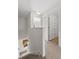 Upstairs hallway with carpeted floor at 4084 Winding Vine Dr, Lakeland, FL 33812