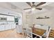 Dining area that opens to kitchen, with seating for four at 519 Sharon Hill Ct, Winter Haven, FL 33880