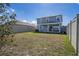 Well-maintained backyard featuring a covered patio, offering a serene outdoor living space at 578 Preserve Pointe Blvd, Davenport, FL 33837