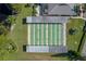 Overhead shot of community shuffleboard courts, offering recreational activities and community engagement at 6053 Southern Oaks Se Dr, Winter Haven, FL 33884