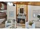 Living room with fireplace and nice decor at 7016 Village Dr, Lake Wales, FL 33898