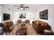 This living room provides ample seating, modern flooring, lots of space and is brightly lit at 1100 Martinique Dr # 106, Winter Haven, FL 33884