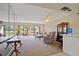 Bright living room with ceiling fan, carpet and lots of space to entertain at 1103 Country Club Dr # A-3, Lake Wales, FL 33898