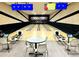 Recreational bowling alley featuring multiple lanes, seating, and digital scoreboards at 1336 Oakmont Dr, Winter Haven, FL 33884