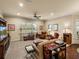 Inviting living room with comfortable seating, a TV, and natural light, perfect for relaxation at 1336 Oakmont Dr, Winter Haven, FL 33884