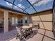 Outdoor patio with dining furniture, with an outdoor kitchen at 1336 Oakmont Dr, Winter Haven, FL 33884