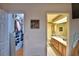 Bathroom showcasing a walk-in closet and a sink with a long countertop at 1412 Covington Ct, Lake Wales, FL 33853
