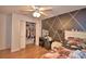 Bedroom with a closet and decorative vanity table at 1412 Covington Ct, Lake Wales, FL 33853