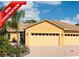New construction home with a two-car garage, manicured landscaping, and a brick driveway at 1703 Linz Ct, Winter Haven, FL 33884