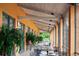 Inviting patio with comfortable seating and garden views at 2300 N Scenic Hwy # 120, Lake Wales, FL 33898