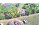 Aerial view of the lot featuring lush trees and outlines of the property at 3065 E Central Ave, Bartow, FL 33830