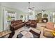Comfortable living room with nice natural light, modern furniture, and decorative touches at 3686 Plymouth Dr, Winter Haven, FL 33884
