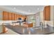 Well-equipped kitchen featuring stainless steel appliances and a breakfast bar at 369 Villa Sorrento Cir, Haines City, FL 33844