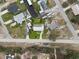 An aerial shot showing the home's location within the community, and property boundaries at 4024 Canal Rd, Lake Wales, FL 33898