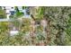 Aerial view of the wooded lot at 428 Garrett Ridge Ct, Winter Haven, FL 33880