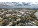Scenic aerial shot of the property highlighting its location near industrial area and waterfront at 750 Avenue O Sw, Winter Haven, FL 33880