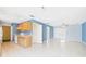 The kitchen features ample counter and cabinet space at 91 W Cedarwood Cir, Kissimmee, FL 34743