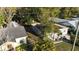 Aerial view of the house and surrounding neighborhood at 1328 3Rd Ne St, Winter Haven, FL 33881