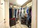 Organized walk-in closet with ample storage for clothes, shoes, and accessories at 1442 Gilmore Ave, Lakeland, FL 33805