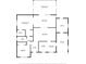 Detailed floor plan showcasing the layout of the home, including the primary bedroom and screened porch at 205 Kilmer Ln, Winter Haven, FL 33884