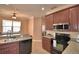 A well-equipped kitchen boasting ample countertop space and modern appliances at 2110 Saddlewood Dr, Bartow, FL 33830