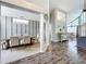 Open-concept dining room showcasing modern chandelier and neutral decor at 2204 Kettle Dr, Orlando, FL 32835