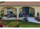 Inviting front porch and entry at 315 Bayberry Dr, Polk City, FL 33868