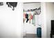 This walk-in closet offers ample storage space at 318 Gladesdale St, Haines City, FL 33844