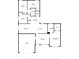 Home floor plan showing layout of bedrooms, bathrooms, kitchen, living room, and garage at 318 Gladesdale St, Haines City, FL 33844