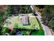 Aerial view of property outlined with white at 352 W Graham Park Dr, Haines City, FL 33844