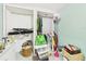 Walk-in closet featuring ample storage with hanging rods, shelving, and carpeted floor, offering organization at 3690 Wellington Pl, Bartow, FL 33830
