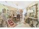 The dining room features many ornate decorative items and furniture at 3690 Wellington Pl, Bartow, FL 33830