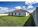 Large, well-maintained backyard with green grass, perfect for outdoor activities at 447 Lanham Dr, Winter Haven, FL 33881