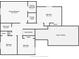 Second story layout showing bedrooms, bathrooms, and closet spaces at 4765 Lantern Ct, Orlando, FL 32808
