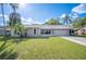 Charming single-story home with a well-maintained lawn and mature palm trees, perfect for Florida living at 5115 Woodgreen Ln, Lakeland, FL 33811
