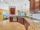 Well-equipped kitchen featuring granite countertops and ample cabinet space at 5268 Pebble Beach Blvd, Winter Haven, FL 33884