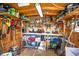 Organized shed with lots of tools, equipment, and storage at 625 Hatchwood Dr, Haines City, FL 33844