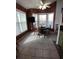 Bright breakfast nook featuring a charming table set and bay window with beautiful outdoor light at 100 Heatherwood Blvd, Lake Wales, FL 33859