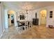 Cozy dining room features tile flooring and decor at 1055 Lena Run Ct, Winter Haven, FL 33880