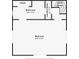 Detailed floorplan showcasing the layout of the bedroom, bathroom, laundry room, and stairs at 2300 N Scenic Hwy # 56, Lake Wales, FL 33898