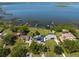 Beautiful aerial view of lakefront houses highlighting the picturesque lakeside community at 2350 Crump Rd, Winter Haven, FL 33881