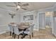 Charming dining room with a wooden table, comfortable chairs, and stylish decor, perfect for gatherings at 2350 Crump Rd, Winter Haven, FL 33881