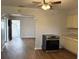 View of kitchen and hardwood floors at 253 Walter Ave, Frostproof, FL 33843