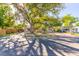 Full front exterior view of a home with decorative stone and mature shade tree at 3027 Maplewood Ave, Lakeland, FL 33803
