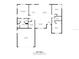 Detailed floor plan showcasing the layout of this 1360 sq ft home with garage at 3608 Garrard Rd, Fort Meade, FL 33841