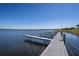 Community dock with access to a serene lake, featuring multiple boat slips and a peaceful setting at 398 Winter Ridge Blvd # 398, Winter Haven, FL 33881