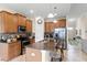 Stylish kitchen with stainless steel appliances, granite countertops, and ample cabinet space at 4009 Bedford Ave, Winter Haven, FL 33884