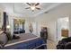 Another view of the main bedroom with balcony access to the rear of the property at 4009 Bedford Ave, Winter Haven, FL 33884